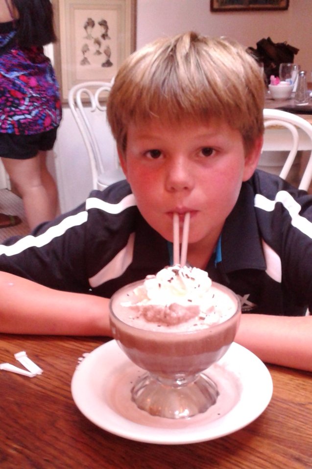 Frozen Hot Chocolate at Serendipity