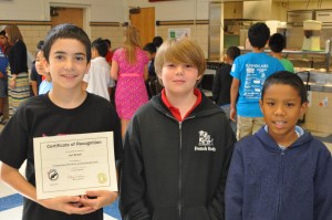 Wallace Elementary School 5th grade awards