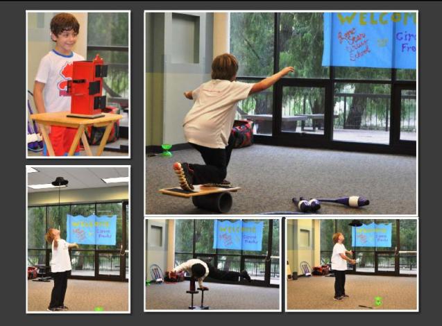 Lone Star Circus School and the Circus Freaks perform for the Cancer Support Network