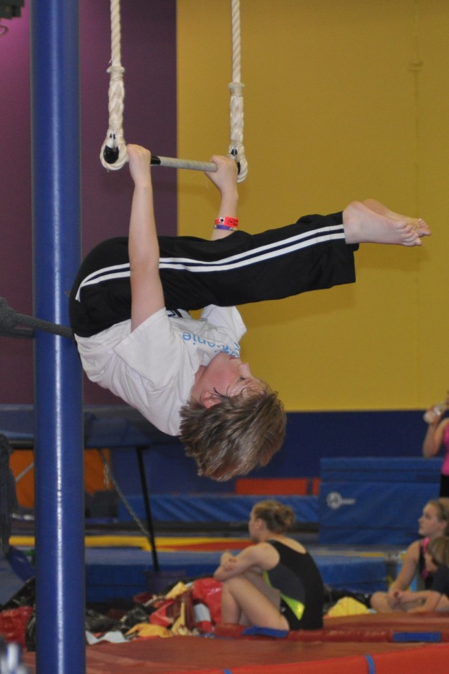 Trapeze lesson Lone Star Circus School