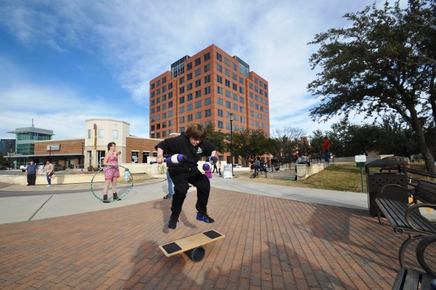 Kameron Badgers rola-bola jump mount Spinfest February 2014