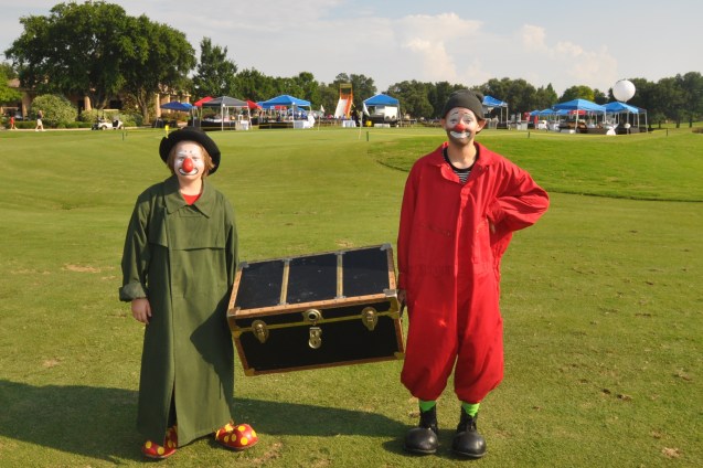 Badger and Zerp Arriving at the Country Club Party