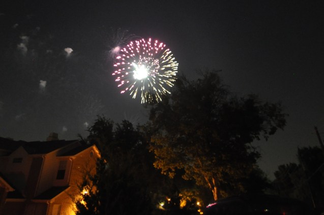 Fireworks over Bent Tree Country Club