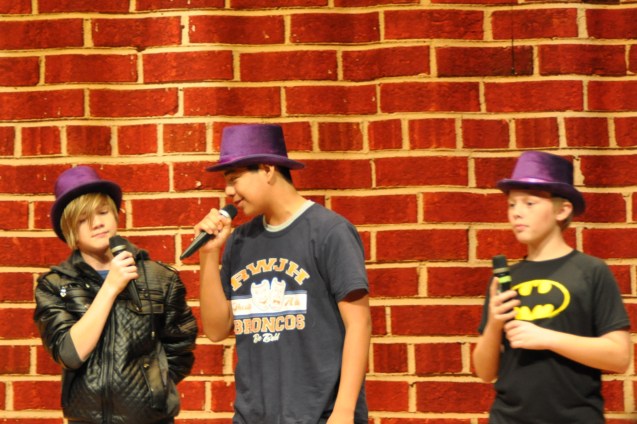 Charlie Mieth Max Gomez and David Allsup in How to Succeed in Junior High Without Really Trying