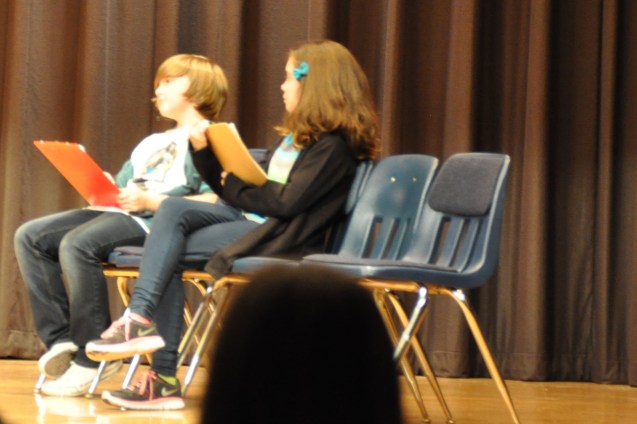 Chloe Parrish and Timothy Verriere in I'm a Teenager Get Me Out of This Family