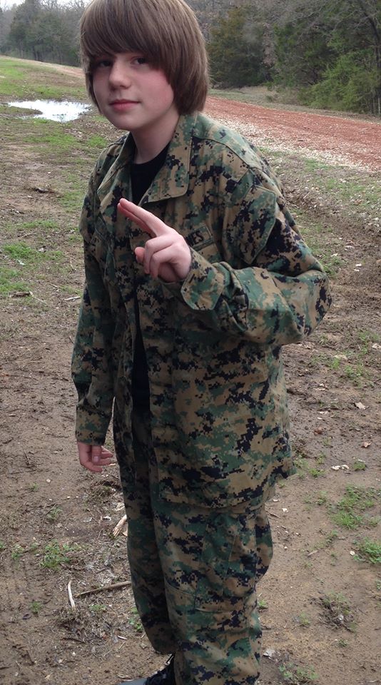 Kameron Badgers on set March 18 2015