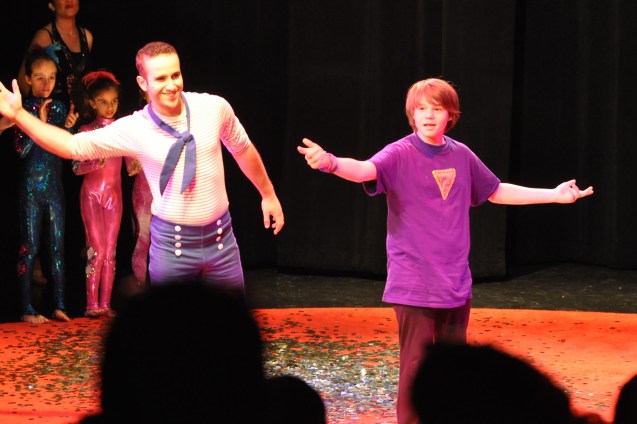 Asaf Moore and Kameron Badgers taking their bow Saturday Matinee 5_16_15