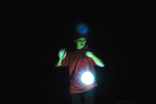 Kameron Badgers with Lighted Diabolo