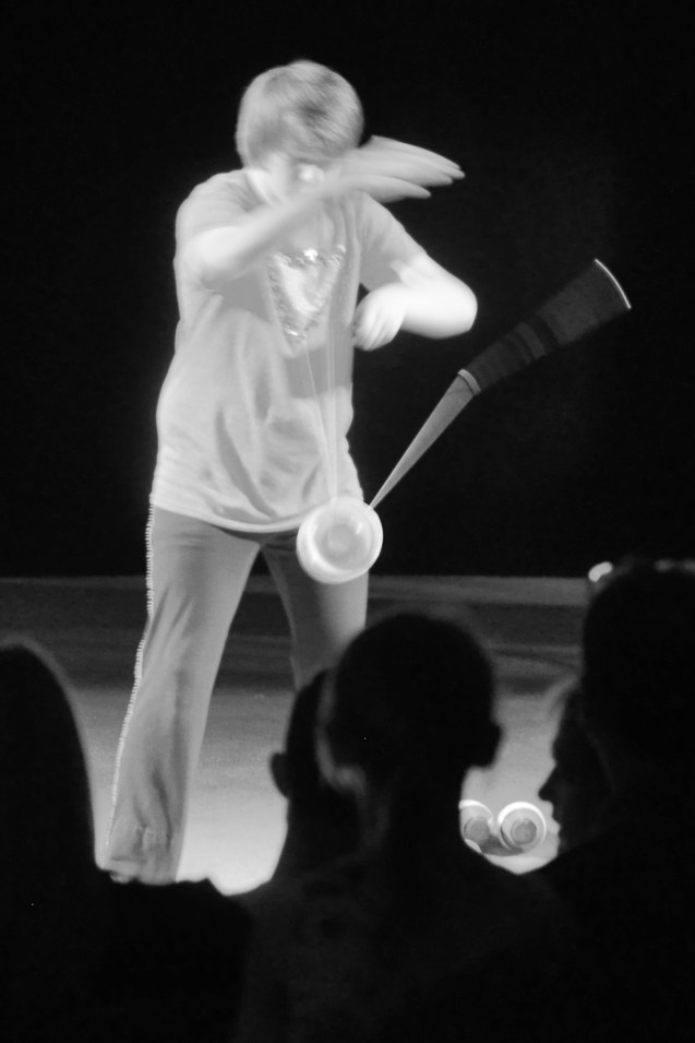Dallas Juggler Kameron Badgers in Lone Star CIrcus Cha Cha Cha