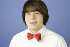 Dallas teen actor Kameron Badgers in a screen capture from a taped audition 9_28_15