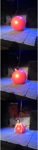 New York Goofs Tiffany Riley Slappy the Clown's Balloon Trick