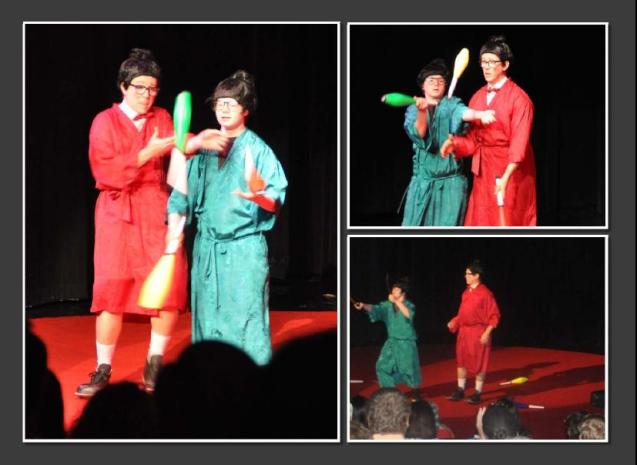 Kameron Badgers & Julio Furlan Lone Star Circus Samurai Jugglers Comedy Juggline Routine Photos