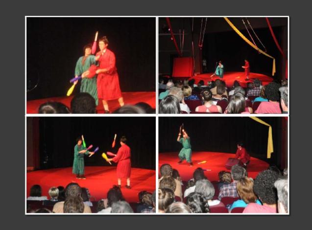 Kameron Badgers & Julio Furlan Lone Star Circus Samurai Jugglers Comedy Juggline Routine Photos