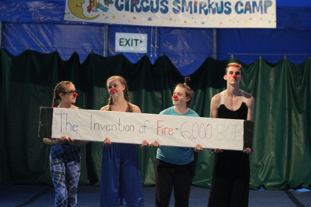 Clowning around in Opening Act Circus Smirkus Session V 2016