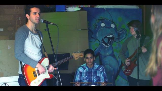 Kameron Badgers on set for Esperanza Road