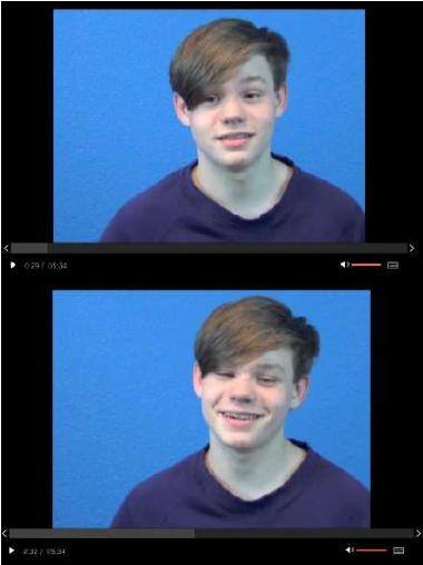 Dallas actor Kameron Badgers in a taped audition May 2017