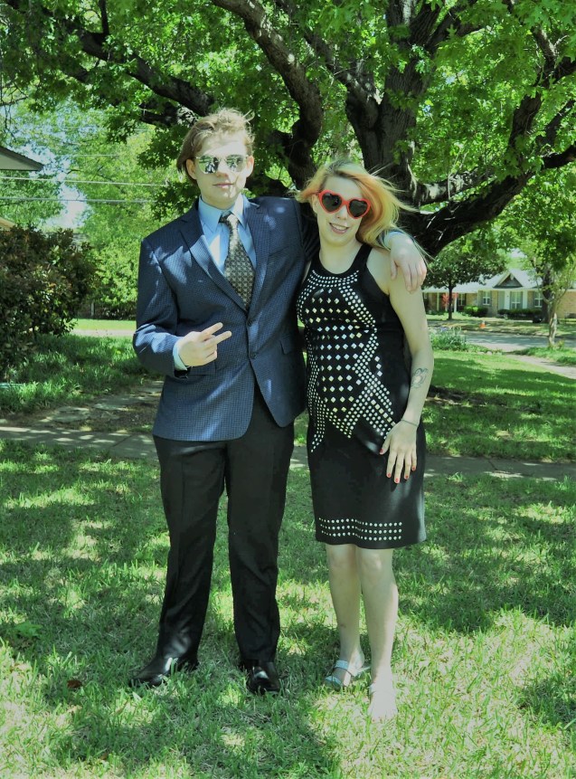 Krystal McAlister and Kameron before Beyond the Bridge Premiere